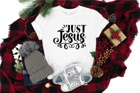 Just Jesus SVG Craft and T-Shirt Designs