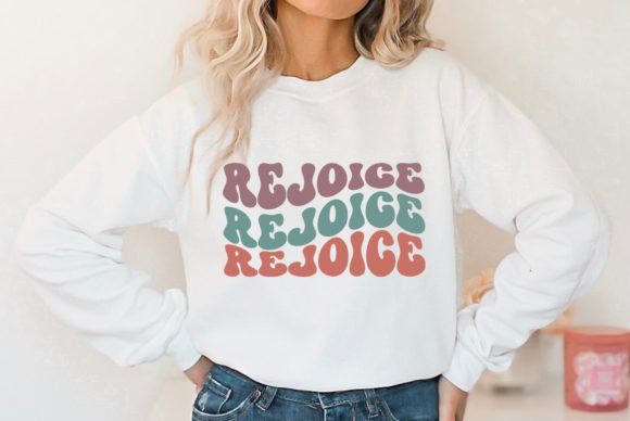 Rejoice, Christian SVG Design T-Shirt Designs